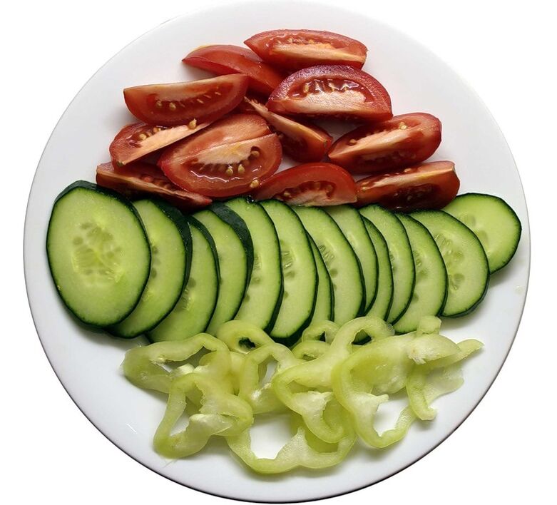 Gemüsegericht bei Gastritis